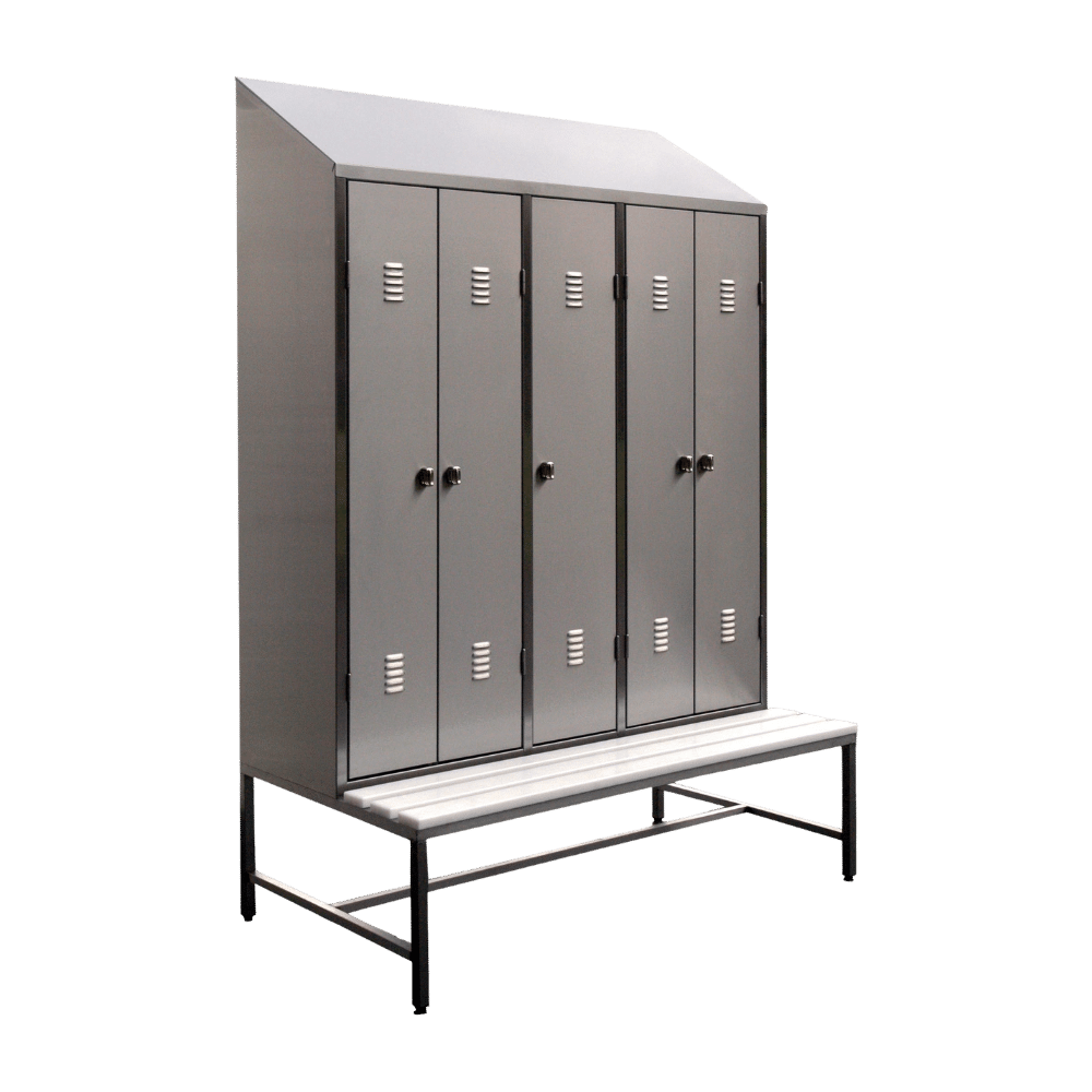 Armoire vestiaire avec banc
