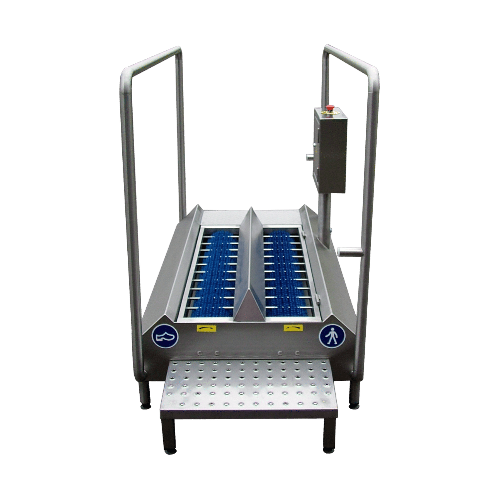 Lave semelles à passage obligé LSPO