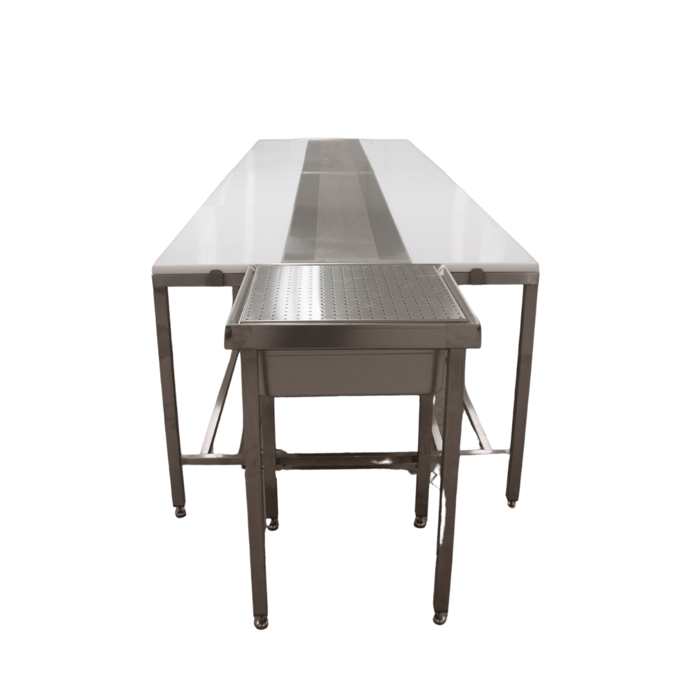 Table de milieu en Inox et SCH500